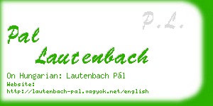 pal lautenbach business card